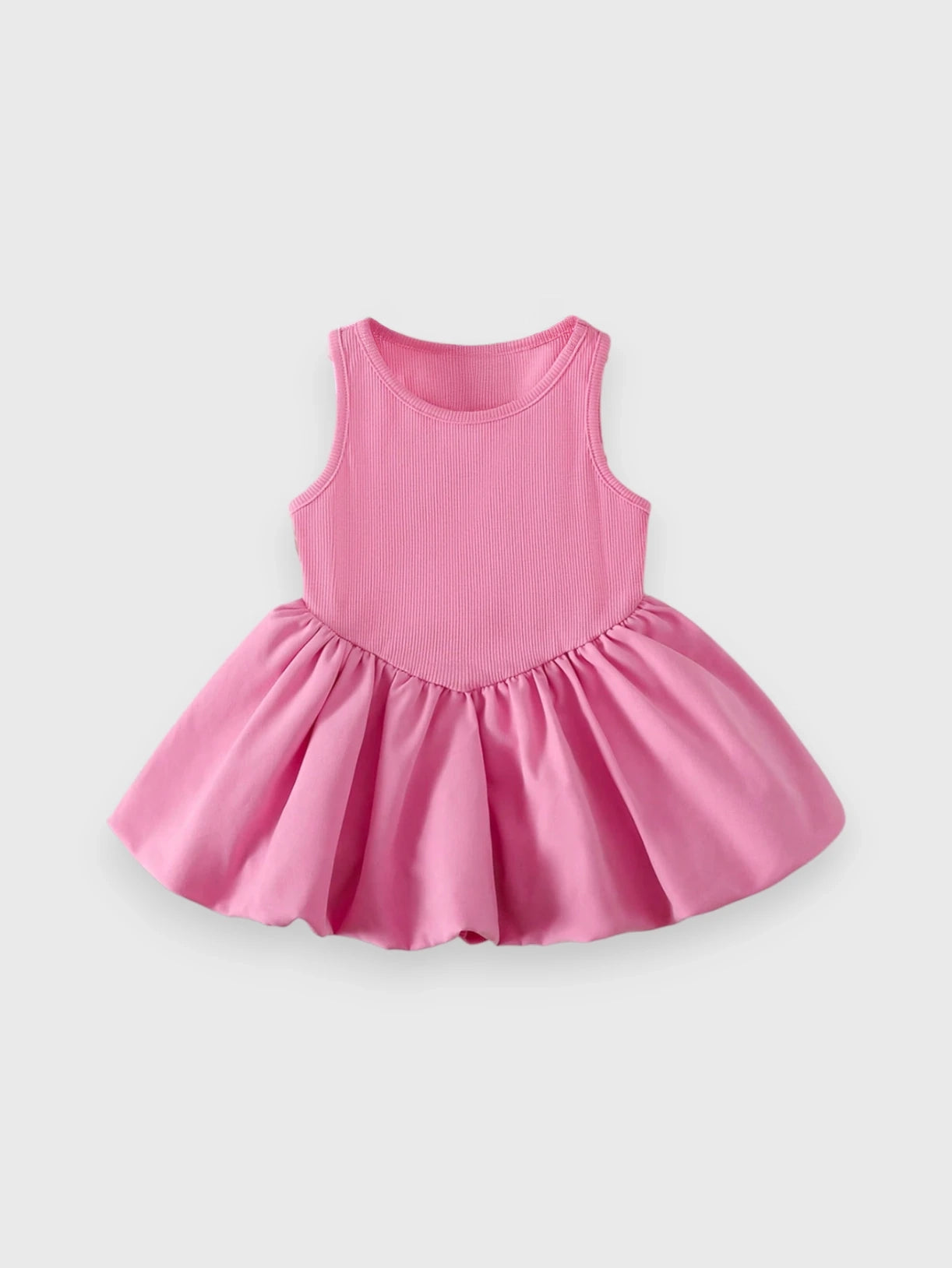 pink bubble skirt dress Light Pink Mini Dress - Satin Mini Dress - Bubble-Hem Mini Dress