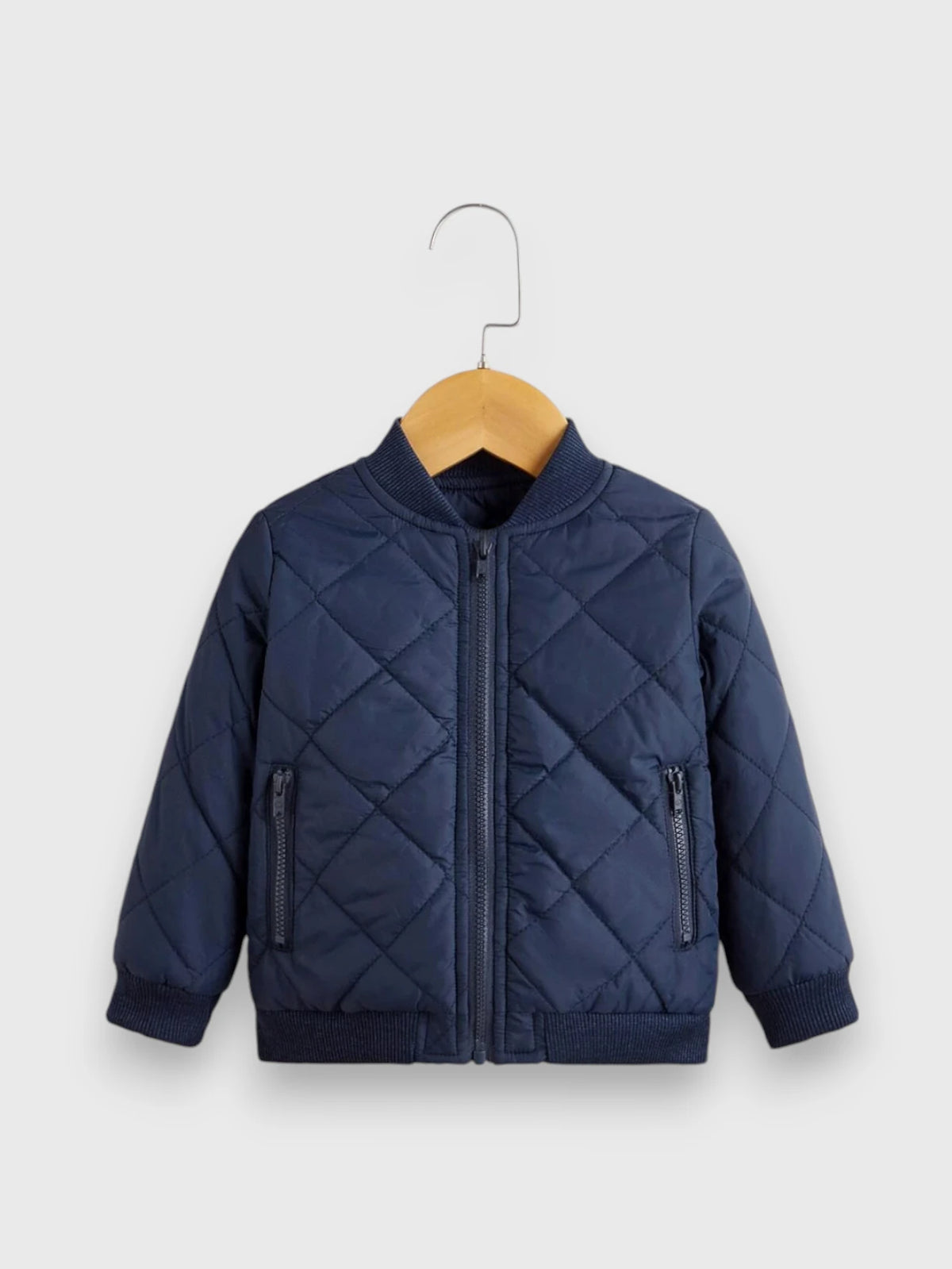 Baby Boy Quilted Bomber Jacket