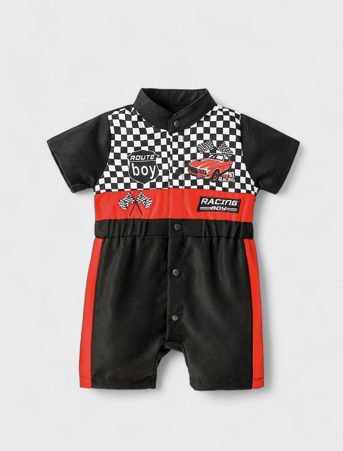 Baby Boy Red Racer Costume