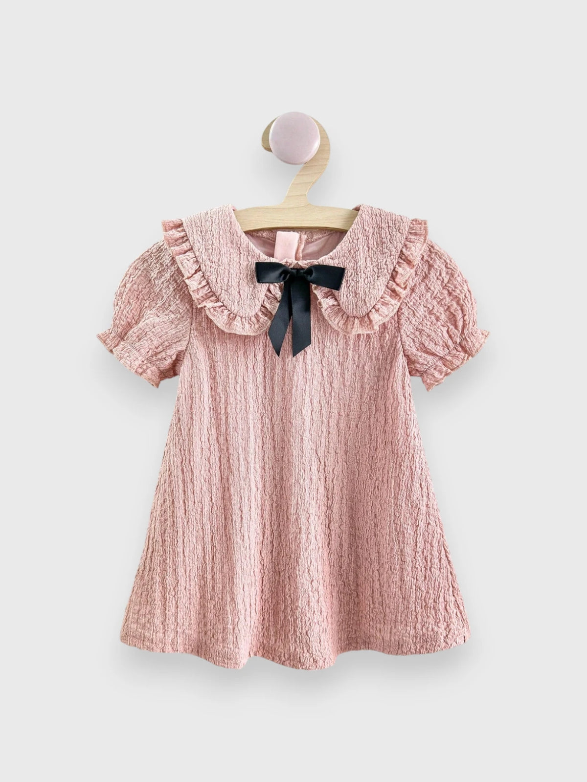 Baby Girl Peter Pan Collar Bow Dress