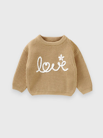 Baby Girls Love Knit Sweater