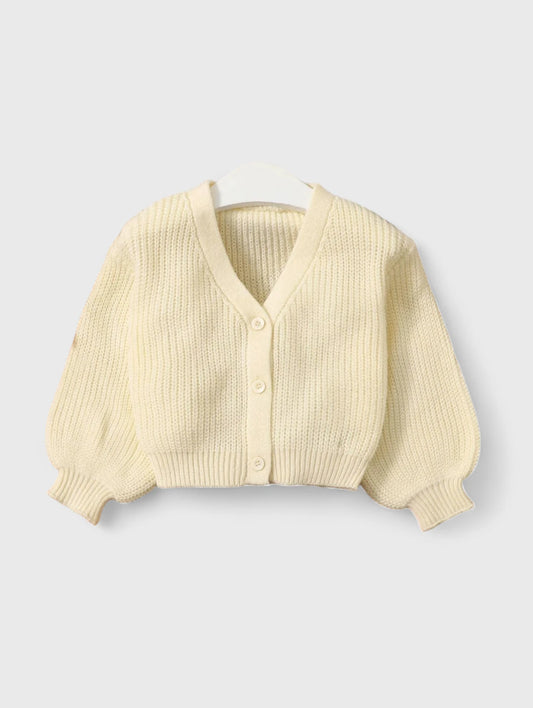 Baby Girl Knit Button up Cardigan Sweater