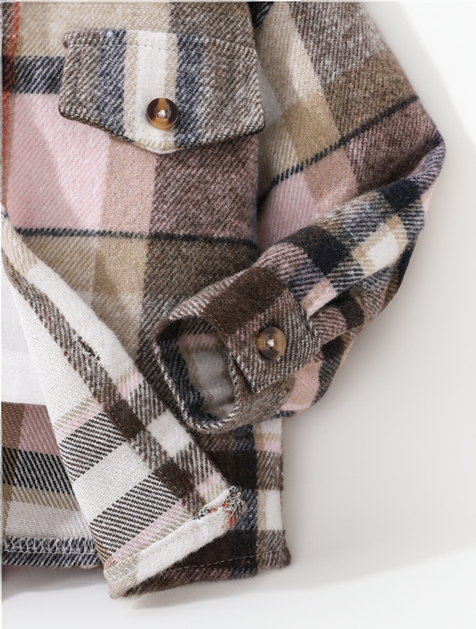 Baby Girl Flannel Plaid Shirt