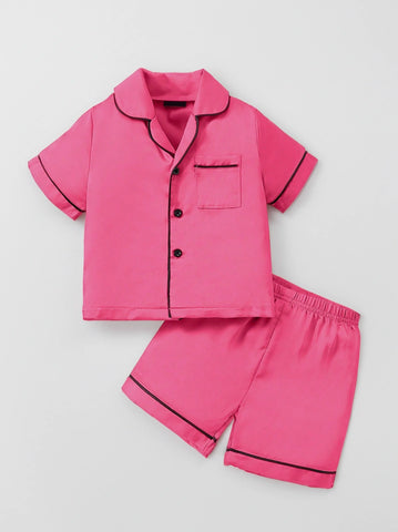 Baby Girl Satin Pyjama Set