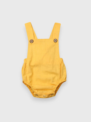 Baby Boy Faux Linen Bodysuit