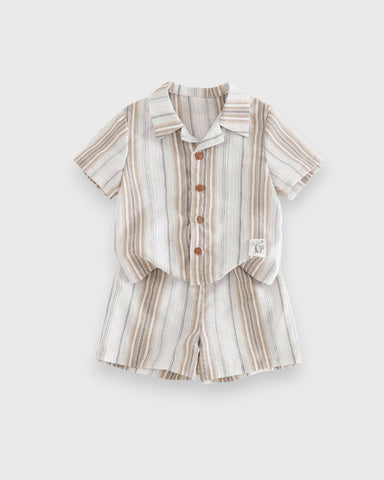 Baby Boy Ombre Stripes Summer Set