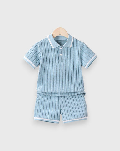 Toddler Little Boys Terry Fleece Short set