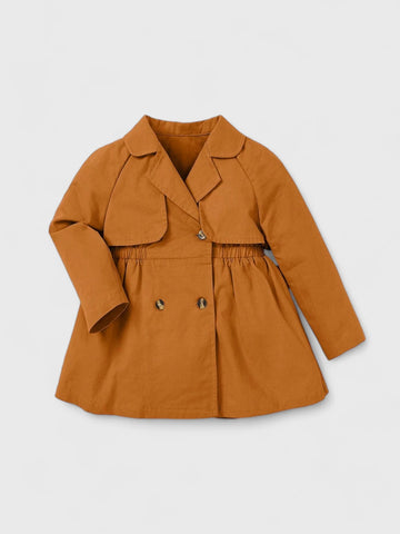 Baby Girl Cinch Waist Trench Coat