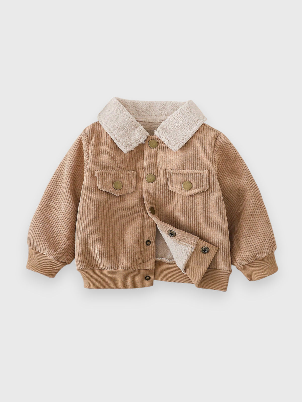 Baby Boy Corduroy Shearling Jacket
