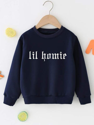 Toddler Boys Lil Homie Sweatshirt Top