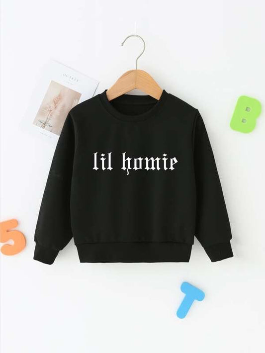 Toddler Boys Lil Homie Sweatshirt Top