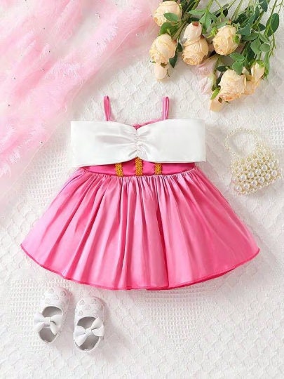 Baby Girl Pink Princess Dress baby